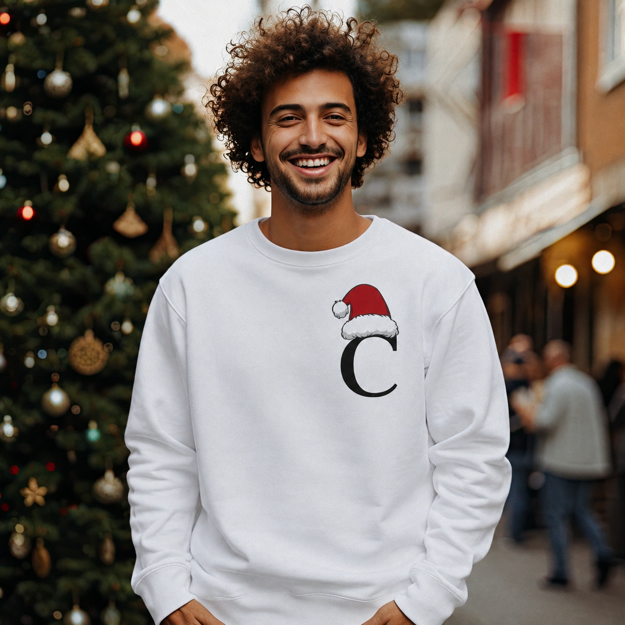 PERSONALISED Initial Christmas Sweater - Christmas Jumper Sweatshirt - All Sizes