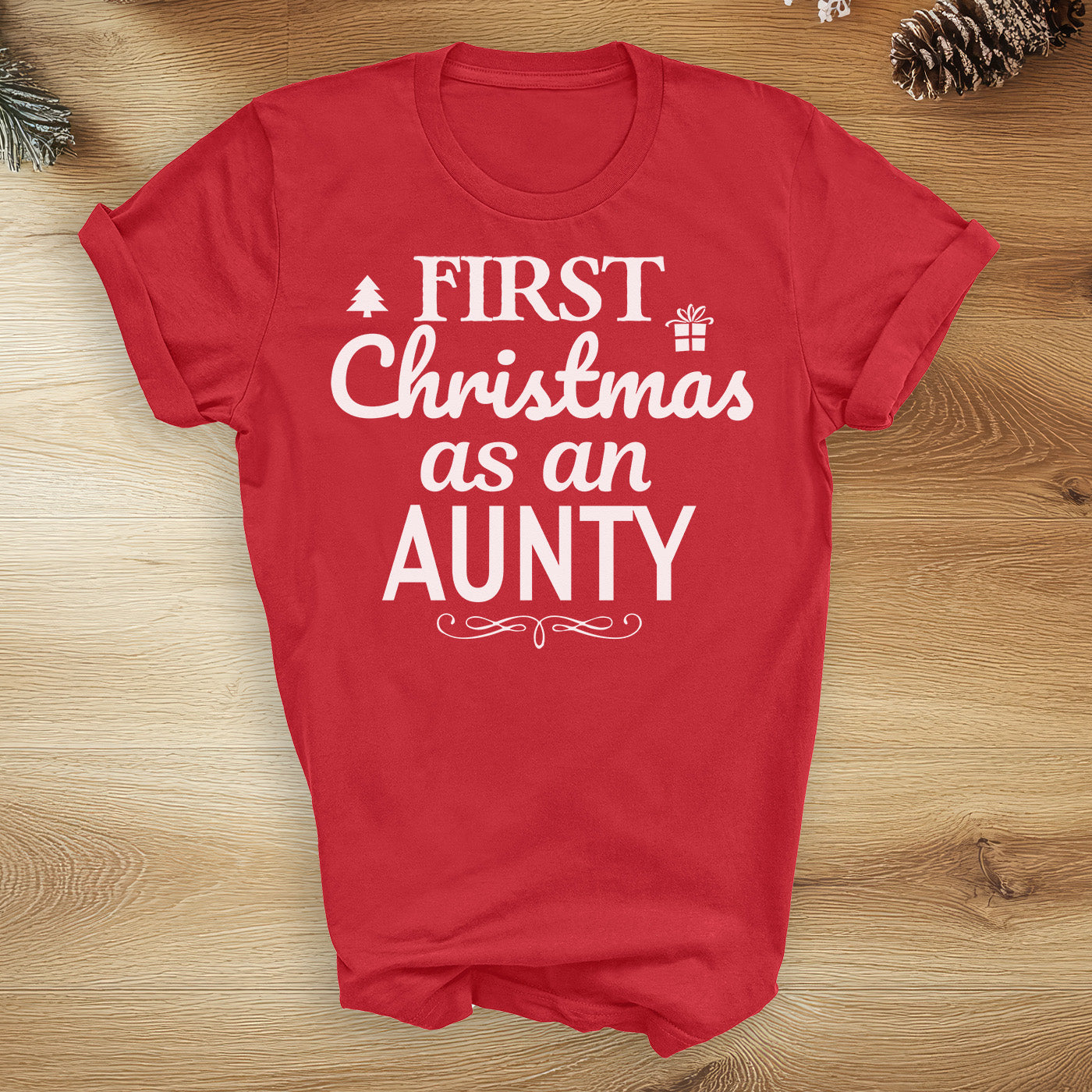 PERSONALISED First Christmas As... - Family Matching Christmas Tops - Adult, Kids & Baby - (Sold Separately)