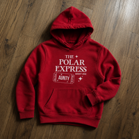 Polar Express mit persönlichem Namen – Weihnachts-Hoodie, T-Shirt oder Pullover – alle Größen