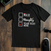 PERSONALISED Nice, Naughty Or... - Family Matching Christmas Tops - Adult, Kids & Baby - (Sold Separately)