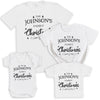 PERSONALISED Family Surname... - Family Matching Christmas Tops - Adult, Kids & Baby - (Sold Separately)