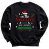 On The Naughty List And I Regret Nothing - Christmas Jumper Sweatshirt - Adult & Kids - All Sizes