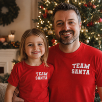 Team Santa Pocket Design – Passende Weihnachtsoberteile für die ganze Familie – Erwachsene, Kinder und Babys – (Separat erhältlich)