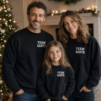 Team Santa Pocket Design – Passende Weihnachtsoberteile für die ganze Familie – Erwachsene, Kinder und Babys – (Separat erhältlich)