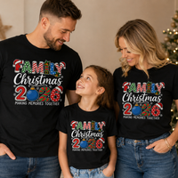 Family Christmas, Making Memories Together - Family Christmas Matching Tops - Adult, Kids & Baby - (Sold Separately)