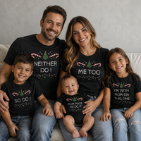 I Don't Do Matching Christmas Outfits - Family Matching Christmas Tops - Adult, Kids & Baby - (Sold Separately)