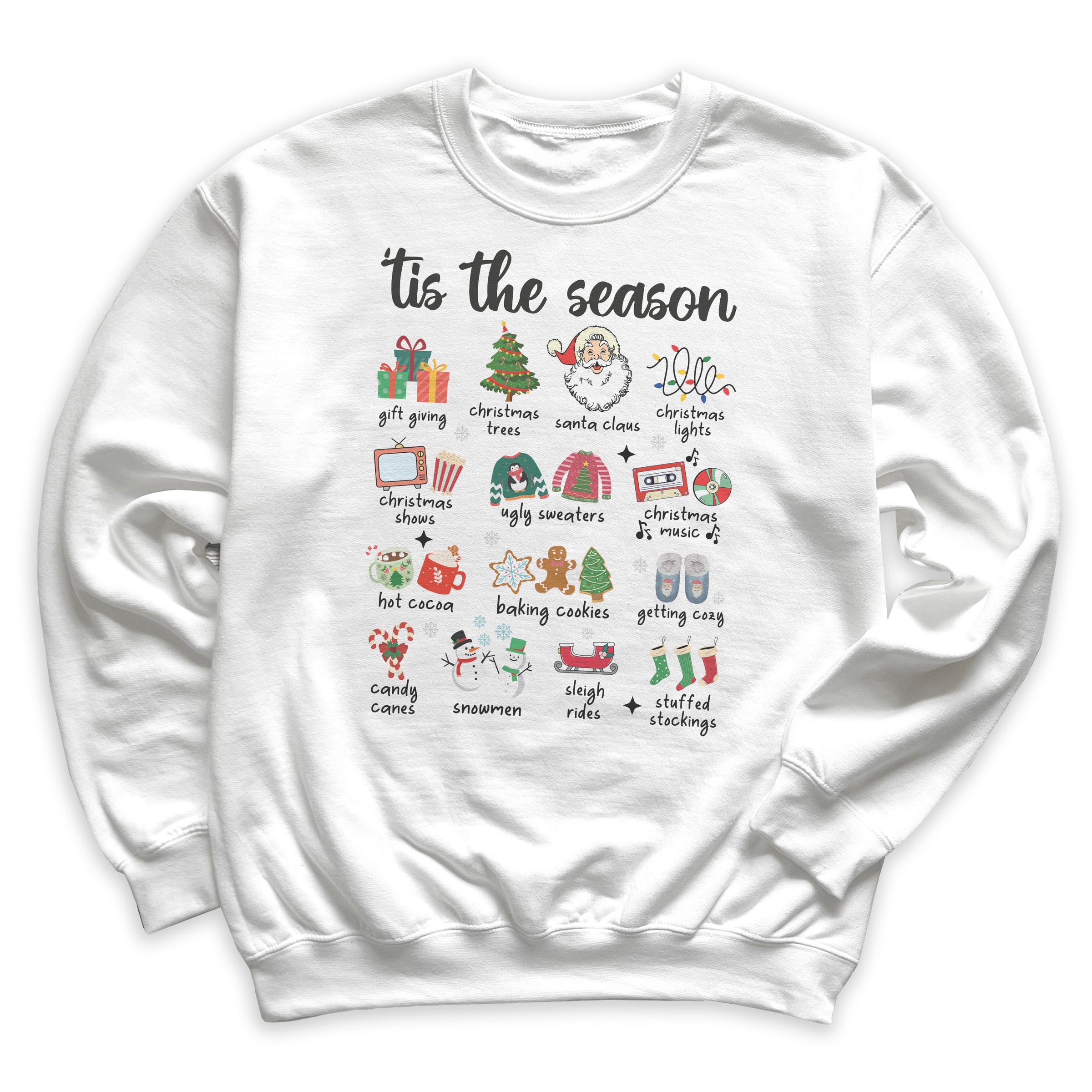 Tis The Season Christmas Sweater Christmas Jumper Sweatshirt All Sizes