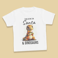 I Believe In Santa & Dinosaurs - Baby & Kids - All Styles & Sizes
