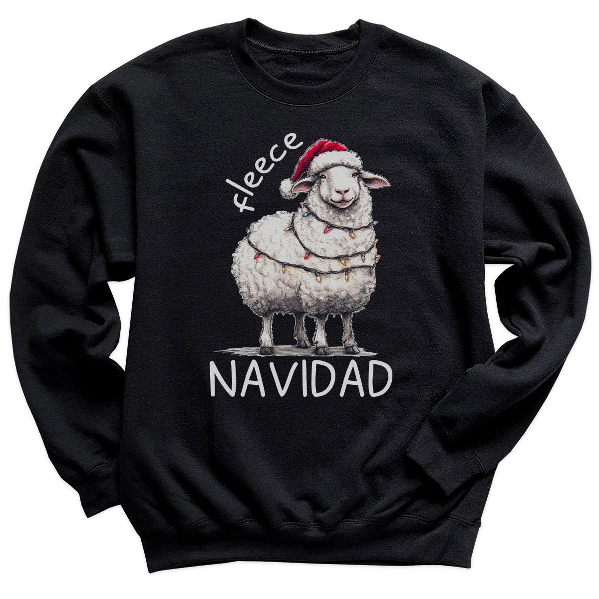 Fleece Navidad - Christmas Jumper Sweatshirt - Adult & Kids - All Sizes
