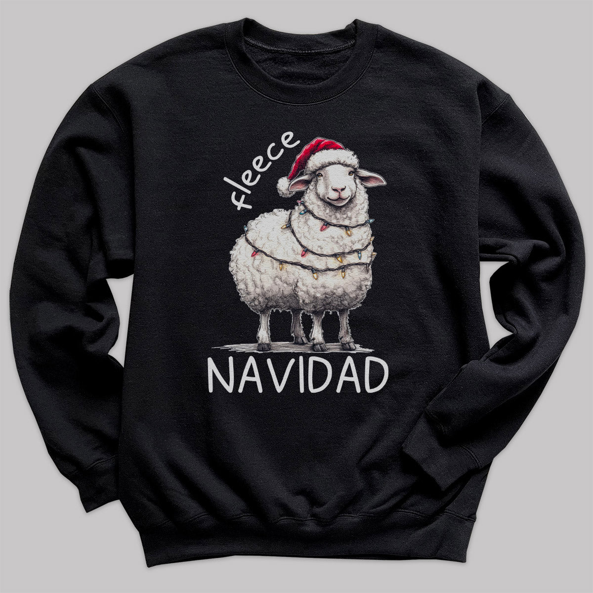 Fleece Navidad - Christmas Jumper Sweatshirt - Adult & Kids - All Sizes