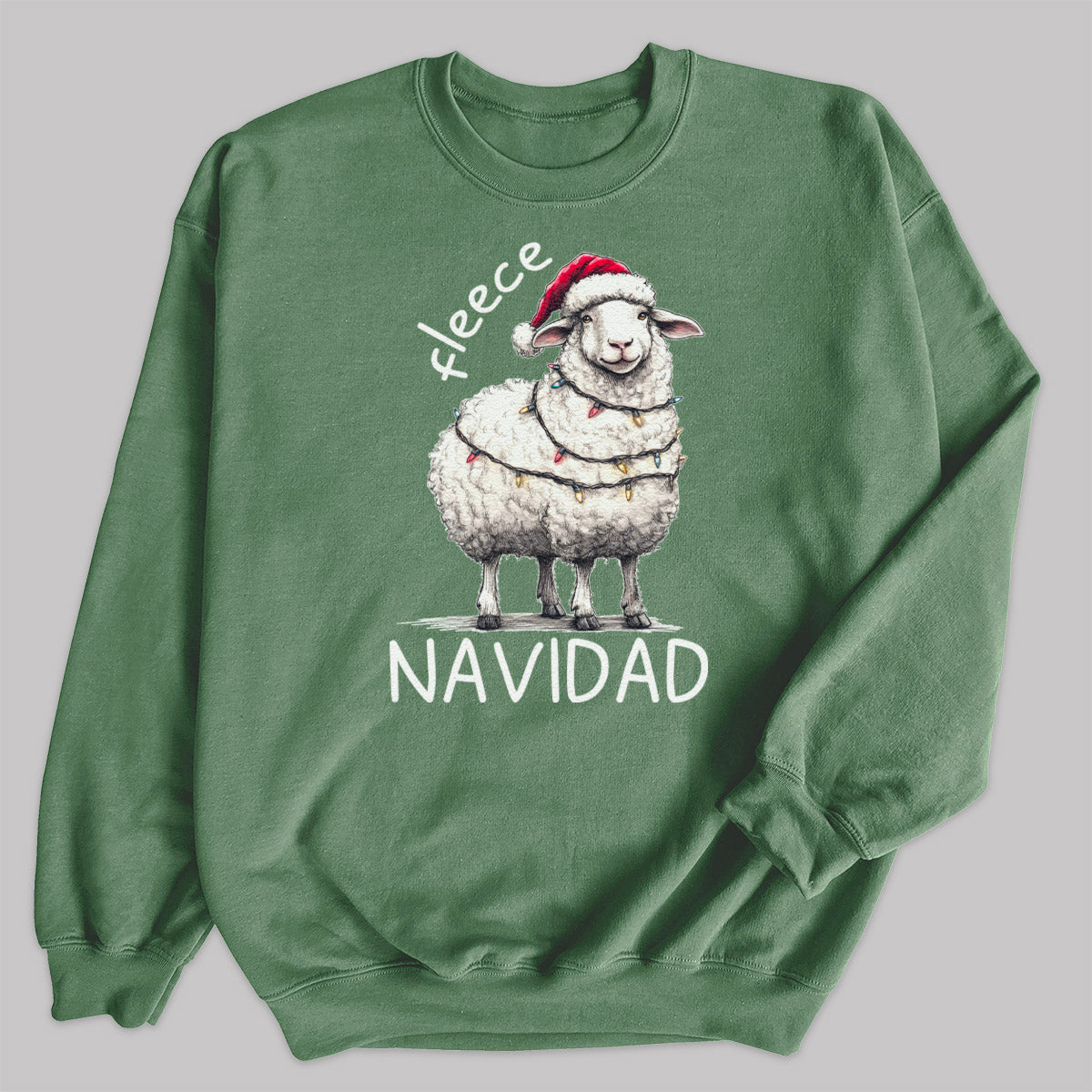 Fleece Navidad - Christmas Jumper Sweatshirt - Adult & Kids - All Sizes