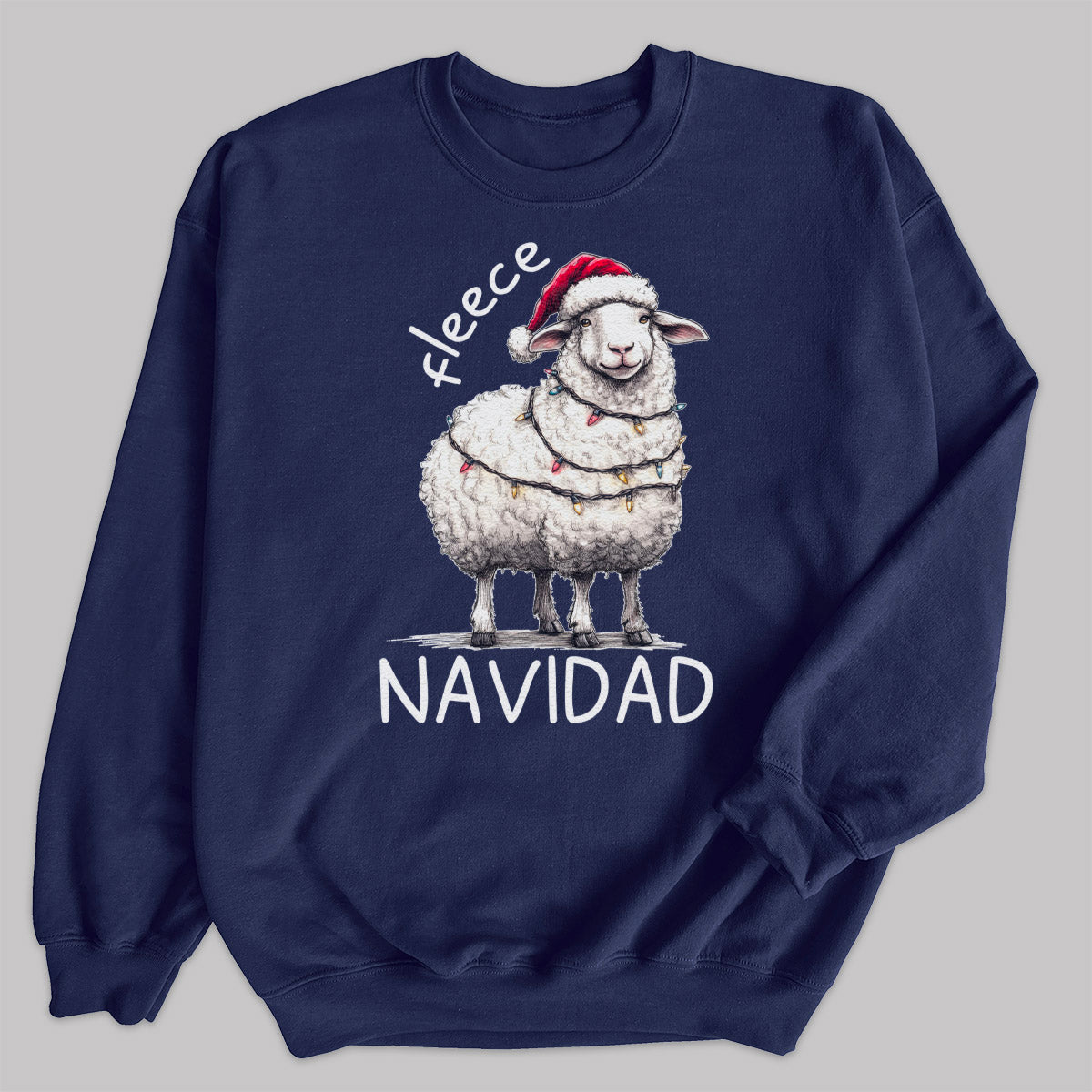 Fleece Navidad - Christmas Jumper Sweatshirt - Adult & Kids - All Sizes
