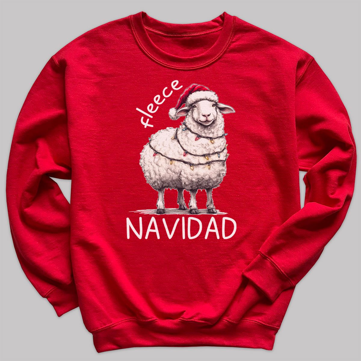 Fleece Navidad - Christmas Jumper Sweatshirt - Adult & Kids - All Sizes