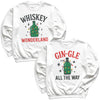 Whiskey Wonderland & Gingle All The Way - Christmas Matching - Christmas Sweaters - (Sold Separately)