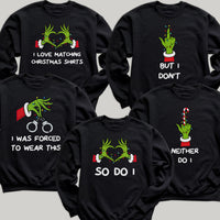 I Love Christmas Matching & But I Don't - Family Christmas Matching - Christmas Sweaters - (Sold Separately)