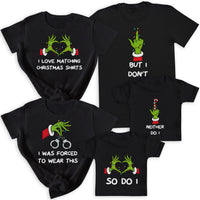 I Love Christmas Matching & But I Don't - Family Christmas Matching - Christmas Tops - (Sold Separately)