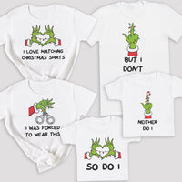 I Love Christmas Matching & But I Don't - Family Christmas Matching - Christmas Tops - (Sold Separately)
