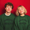Minch Pie Dealer & Mulled Wine Queen - Christmas Matching - Christmas Sweaters - (Sold Separately)