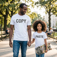 COPY &amp; PASTE – Passendes Set – Baby-/Kinder-T-Shirt &amp; Papa-T-Shirt – (separat erhältlich)