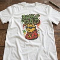 Bank Of Dad Graffiti - Mens T-Shirt - Dads T-Shirt