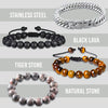 PERSONALISED No.1 Dad In The World - Choice of 4 Bracelets - Jewelry Gifts for Dad