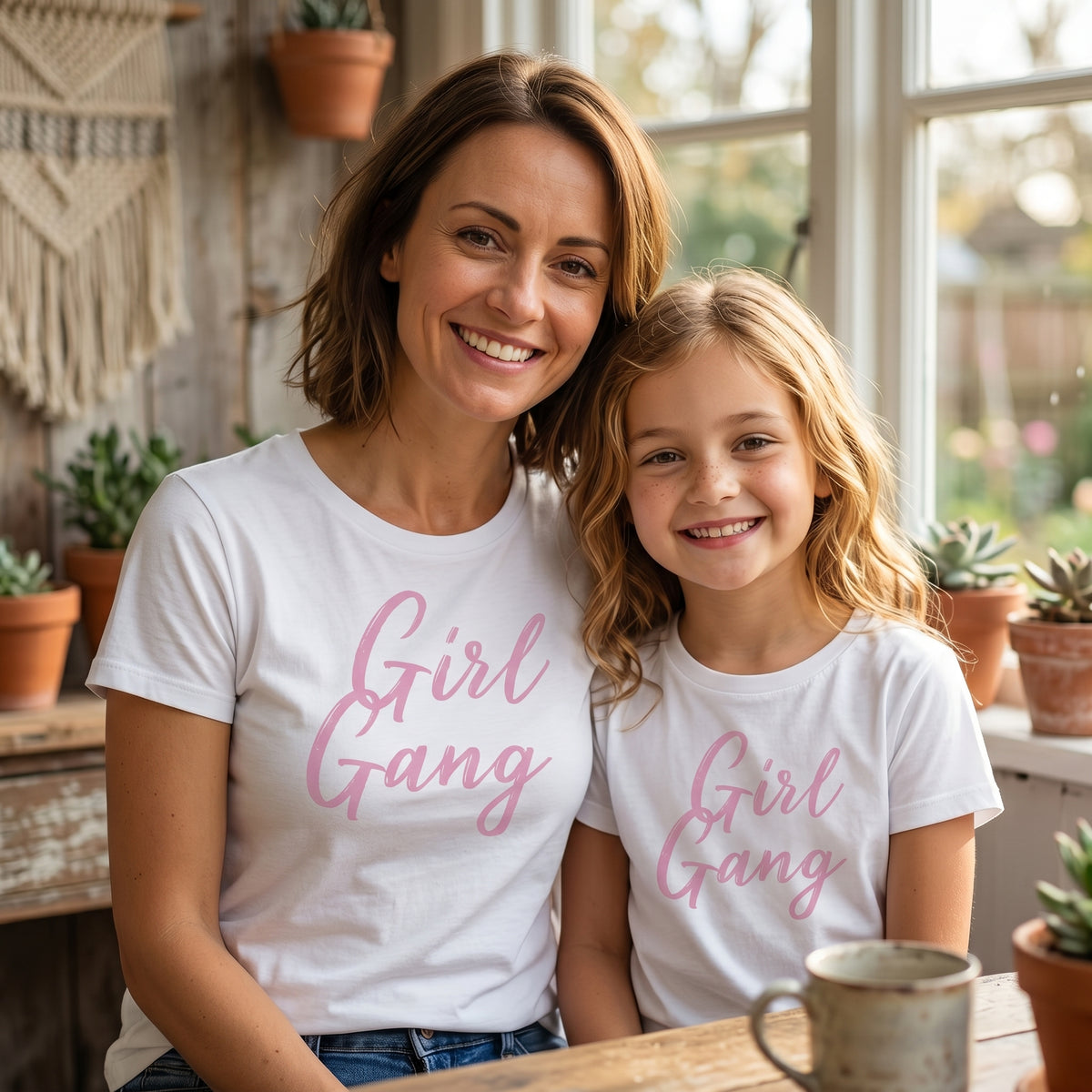 Girl Gang - Baby T-Shirt & Bodysuit / Mum T-Shirt - (Sold Separately)