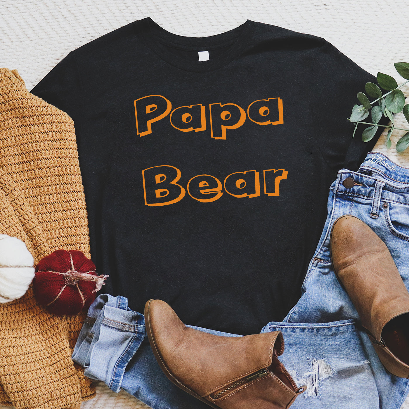 Papa Bear Mens T Shirt - Mens T-Shirt - Dads T-Shirt