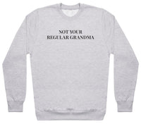 Not Your Regular Grandma - Black - Womens Sweater (6577504780337)