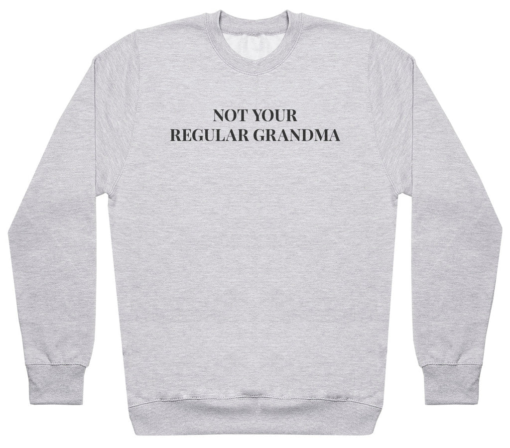 Not Your Regular Grandma - Black - Womens Sweater (6577504780337)