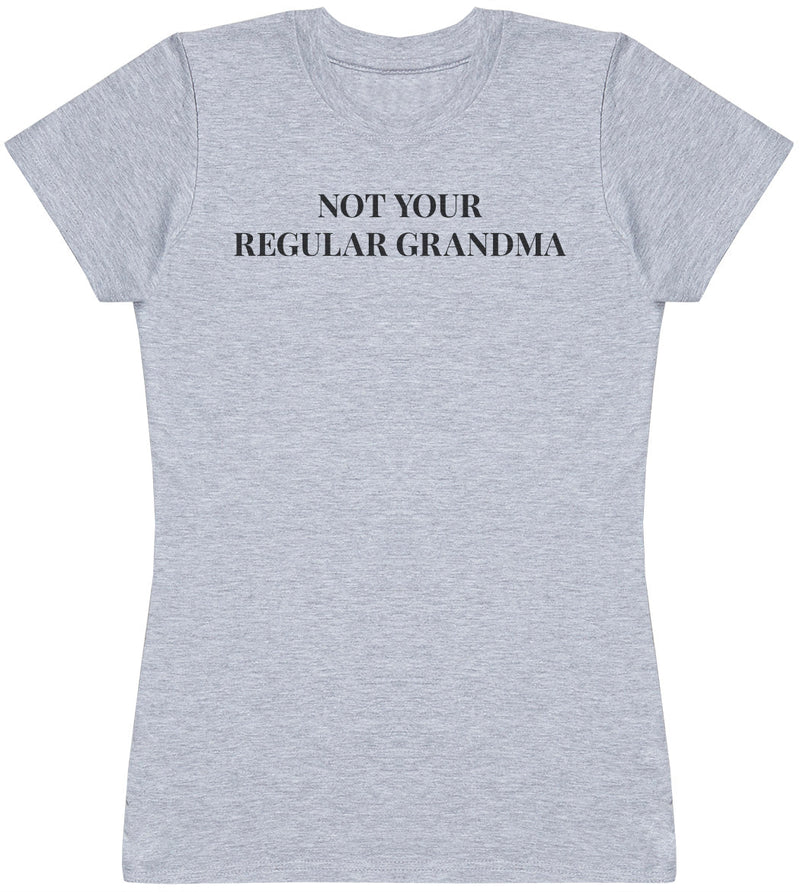 Not Your Regular Grandma - Black - Womens T - Shirt (6577504550961)