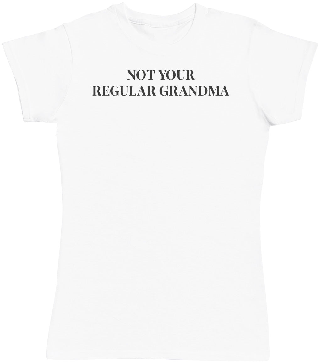 Not Your Regular Grandma - Black - Womens T - Shirt (6577504550961)