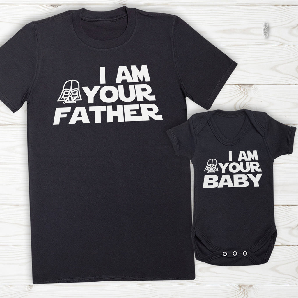 I Am Your Father & Baby - Baby / Kids T-Shirt & Men's T-Shirt - (Sold Separately)