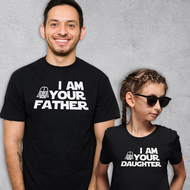 I Am Your Father & I Am Your Daughter - T-Shirt & Bodysuit / T-Shirt - (Sold Separately)