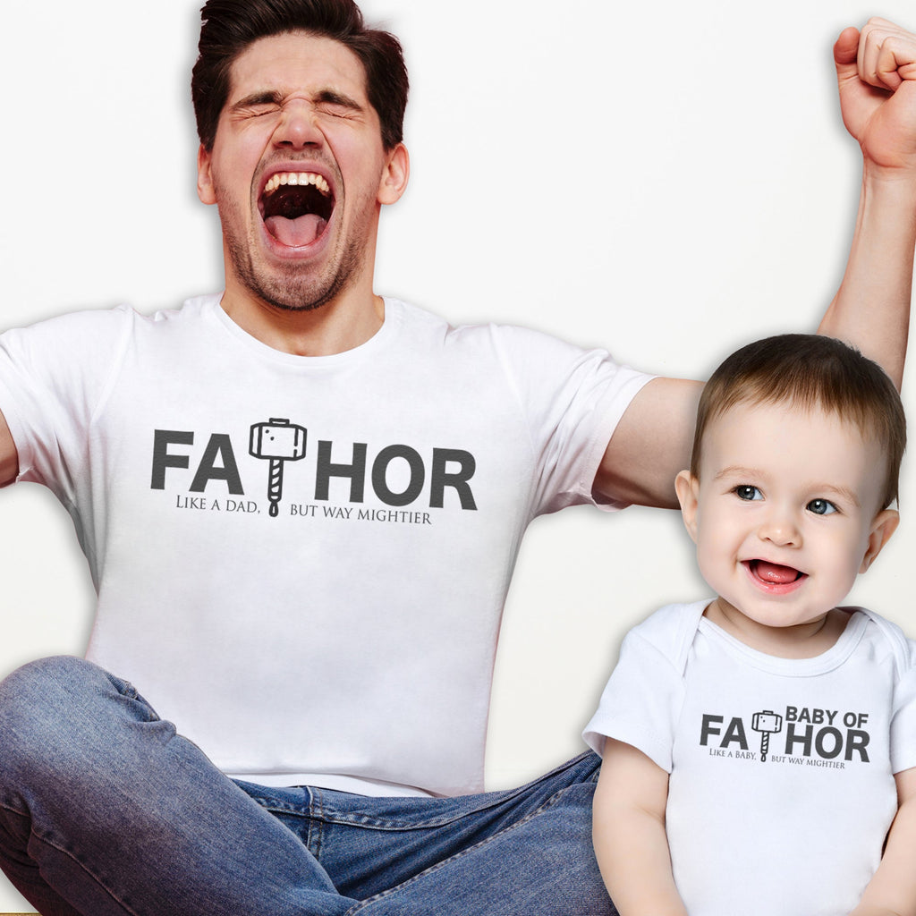 Baby Of Fathor Set - T-Shirt & Bodysuit / T-Shirt - (Sold Separately)