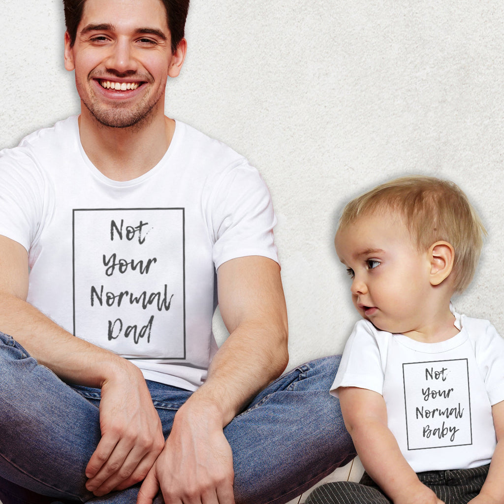 Not Your Normal Baby Set - T-Shirt & Bodysuit / T-Shirt - (Sold Separately)