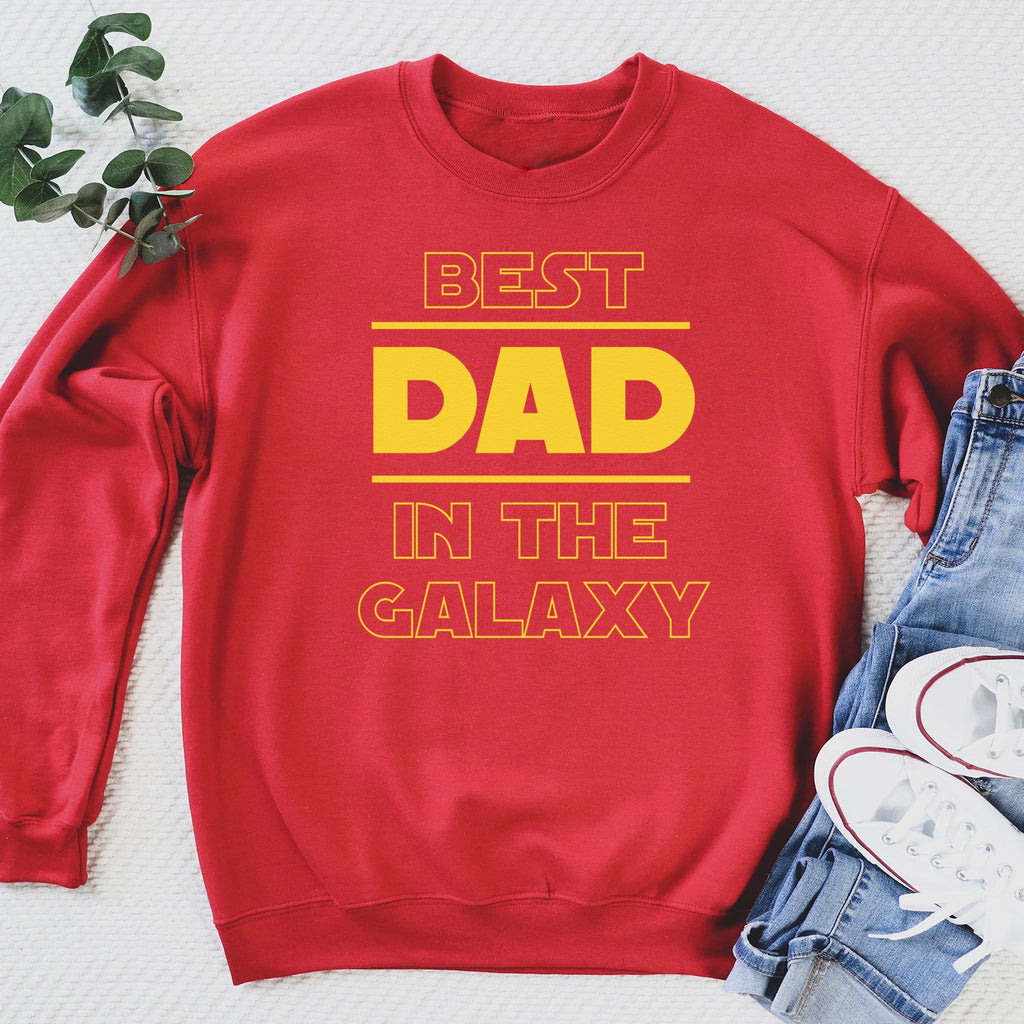 Best Dad In The Galaxy - Mens Sweater - Dads Sweater