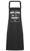 BBQ King No. 1 Daddy In The World - Men's Apron (4784723460145)