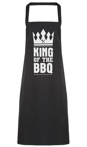 King Of The BBQ - Men's Apron (4784723296305)