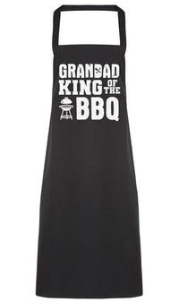 Grandad King Of The BBQ - Men's Apron (4784723263537)