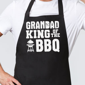 Grandad King Of The BBQ - Men's Apron - Grandad Apron