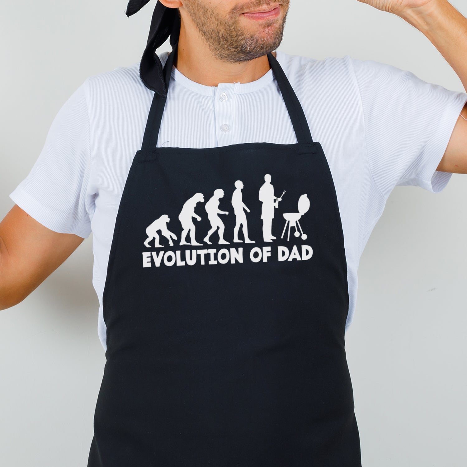 Evolution of Dad - Adult Apron