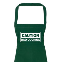 Caution Dad Cooking - Adult Apron (4784723165233)