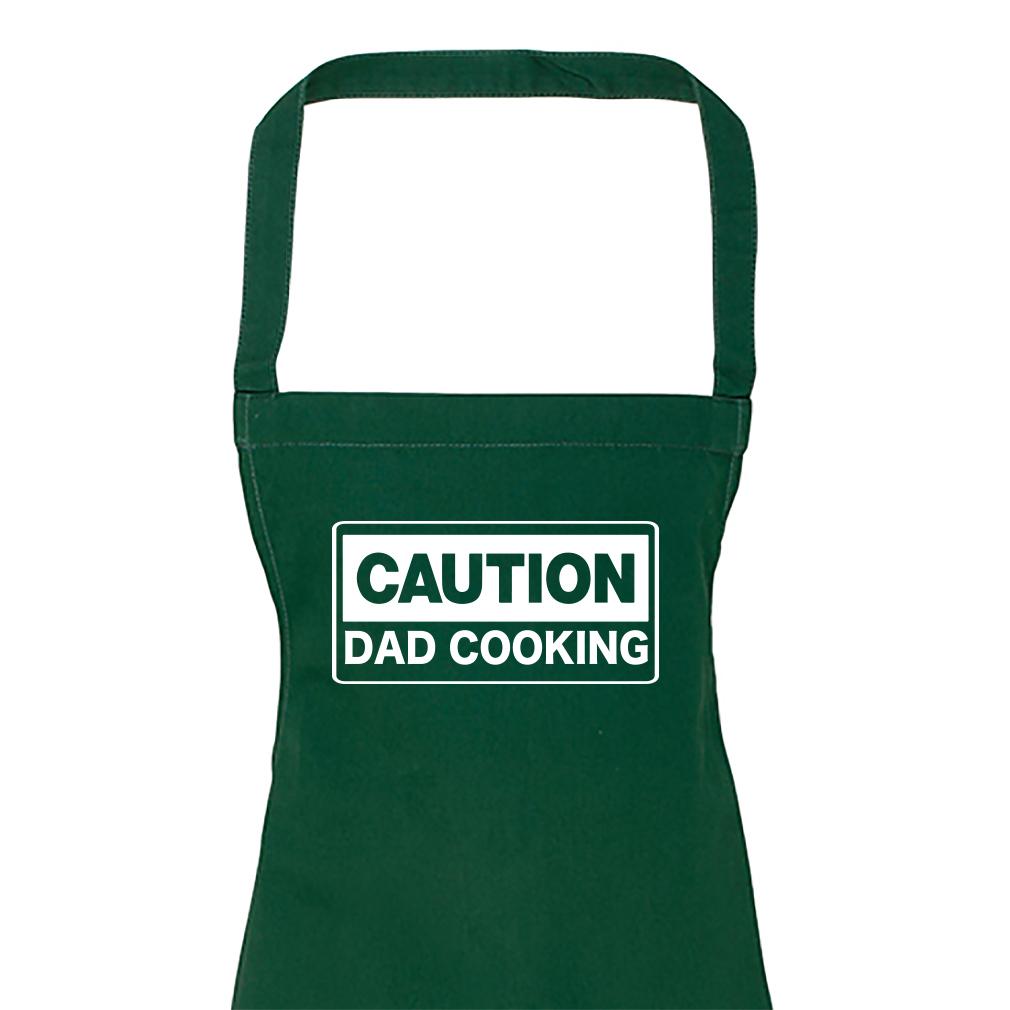 Caution Dad Cooking - Adult Apron (4784723165233)