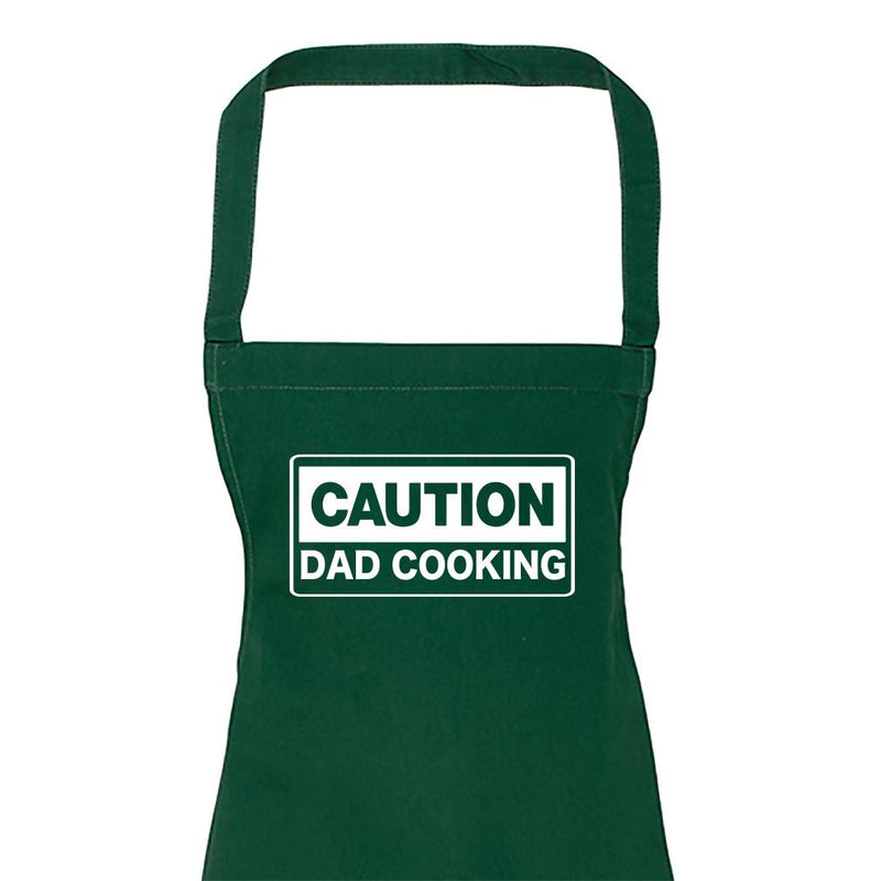 Caution Dad Cooking - Adult Apron (4784723165233)