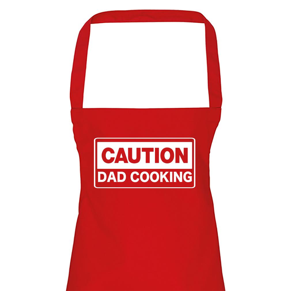 Caution Dad Cooking - Adult Apron (4784723165233)