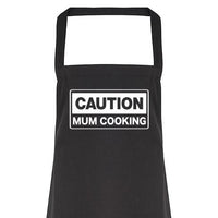Caution Mum Cooking - Adult Apron (4784722968625)