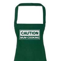 Caution Mum Cooking - Adult Apron (4784722968625)