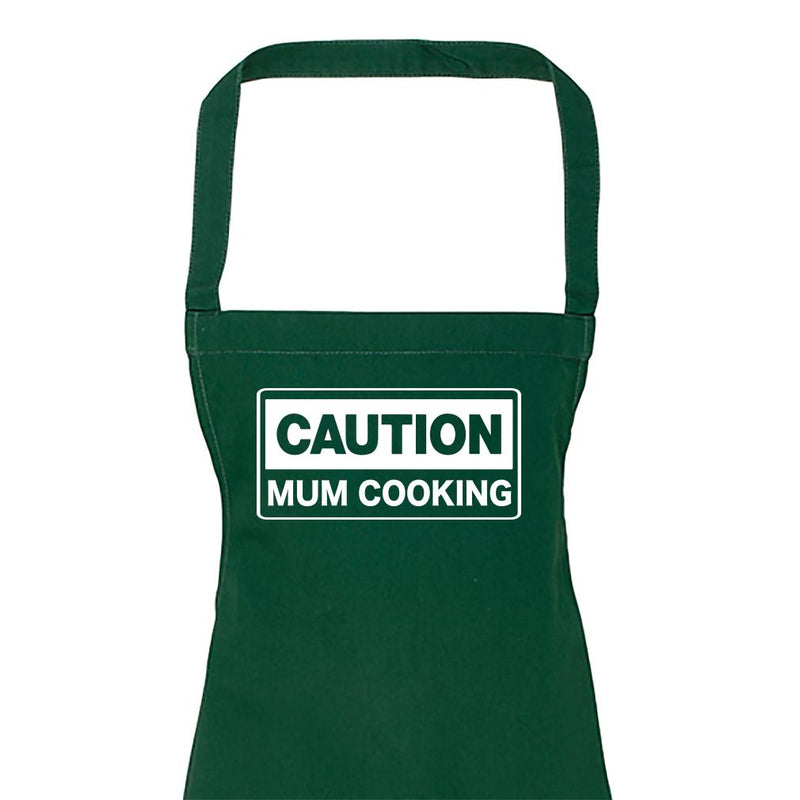 Caution Mum Cooking - Adult Apron (4784722968625)