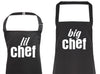 Big Chef & Lil Chef - Adult & Kids Apron Set (4784722542641)