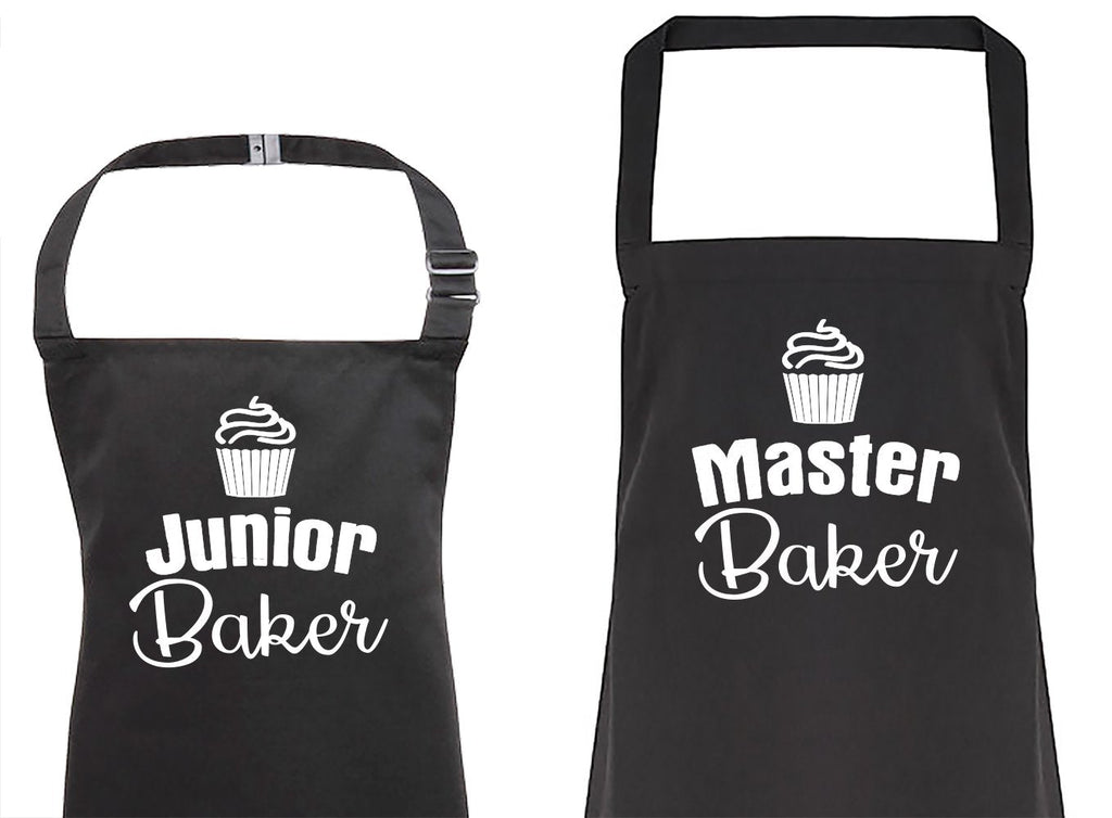 Master Baker & Junior Baker - Adult & Kids Apron Set (4784722575409)
